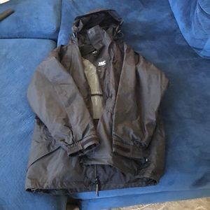 Breathable rain jacket. Helly Hanson Mens M. Black